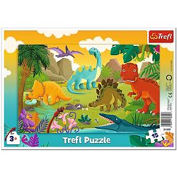 Trefl Puzzle Dinosauři, 15 dílků