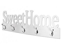 Nástěnný věšákový panel Sweet Home, bílý